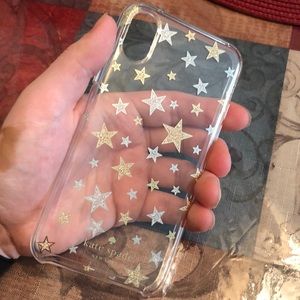 Clear Kate spade iPhone X case